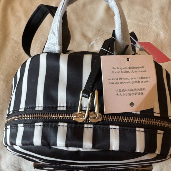 Kate Spade New Dawn Sailing Stripe Large Backpack - Picture 3 of 7